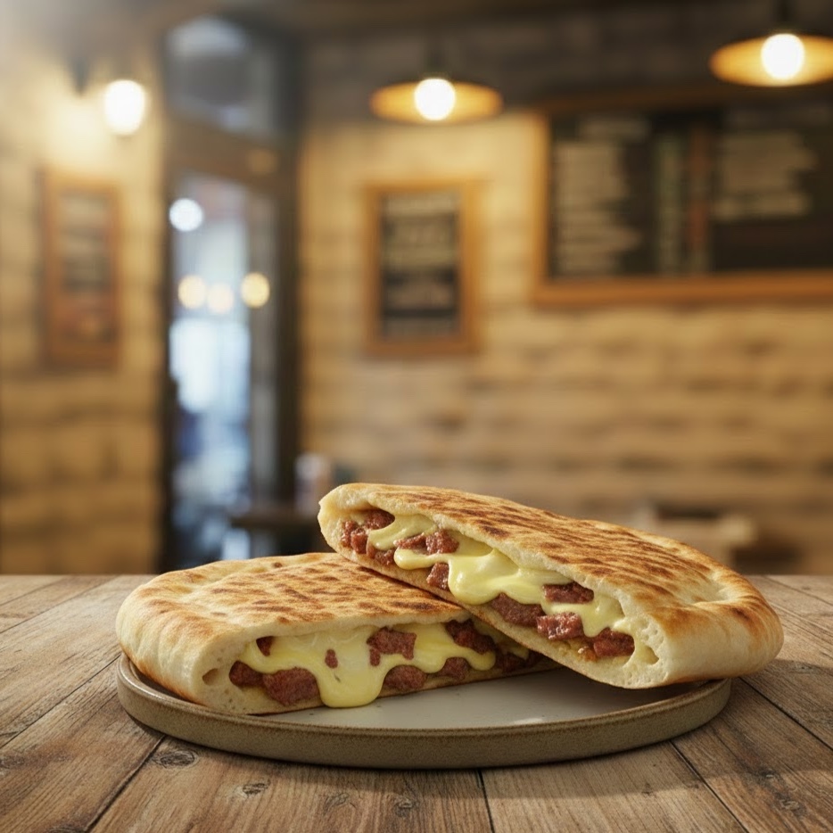 Kavurmalı Kaşarlı Köy Tostu