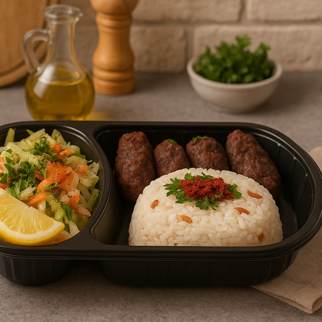 Anne Köftesi + Salata + Tereyağlı Pilav + Ev Yapımı Ayran