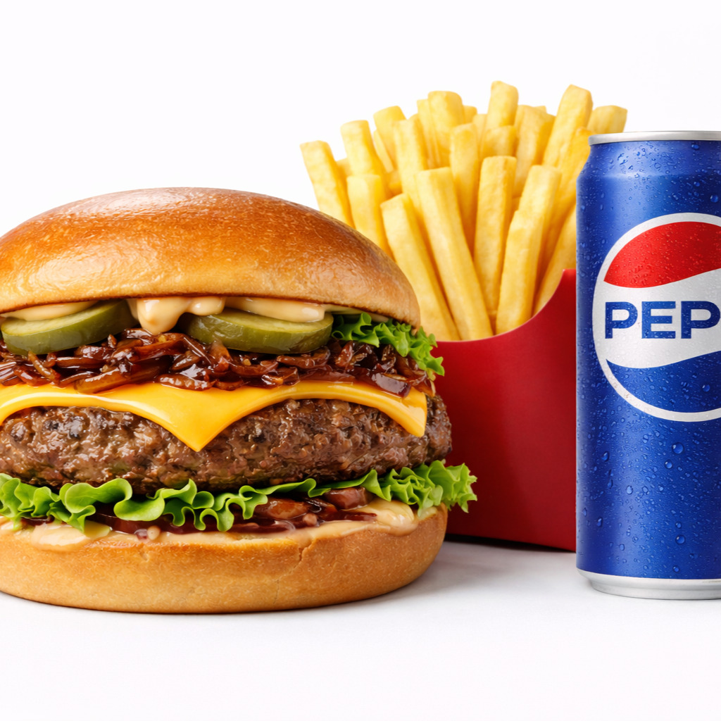 Cheeseburger Menü