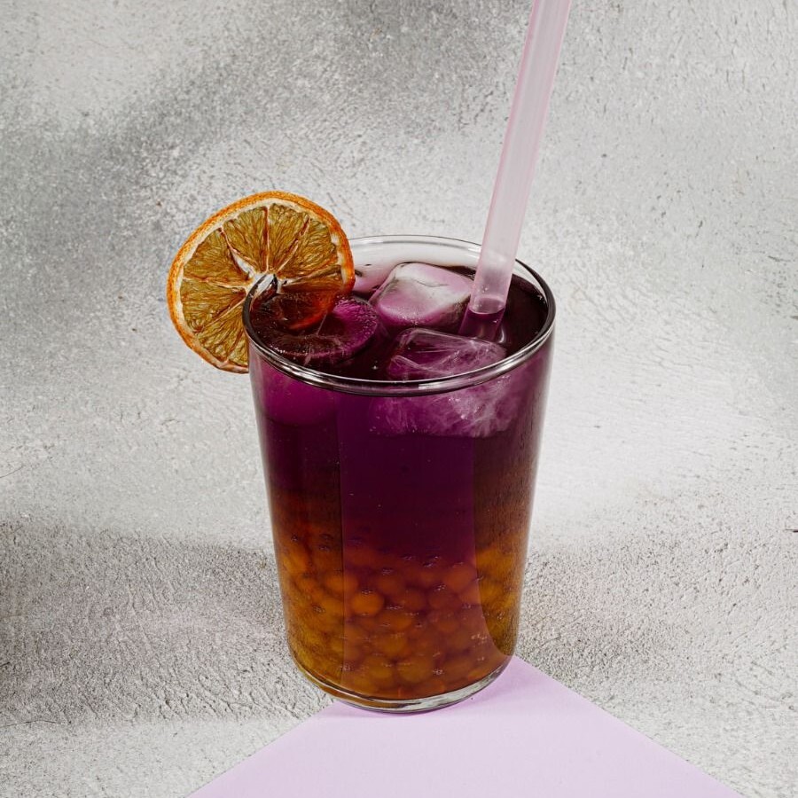 Mango Portakal Bubble Tea