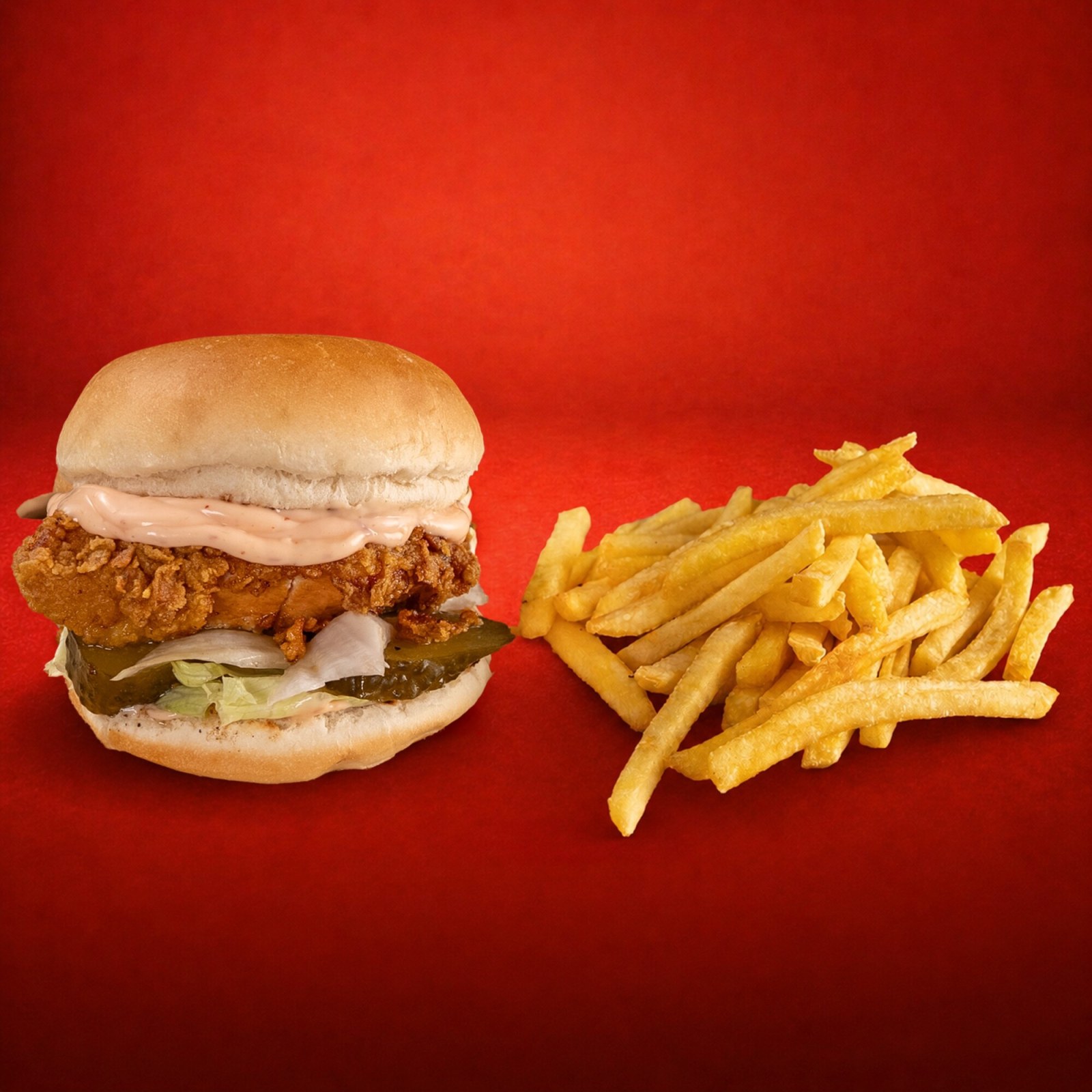 Acılı Çıtır Tavuk Burger