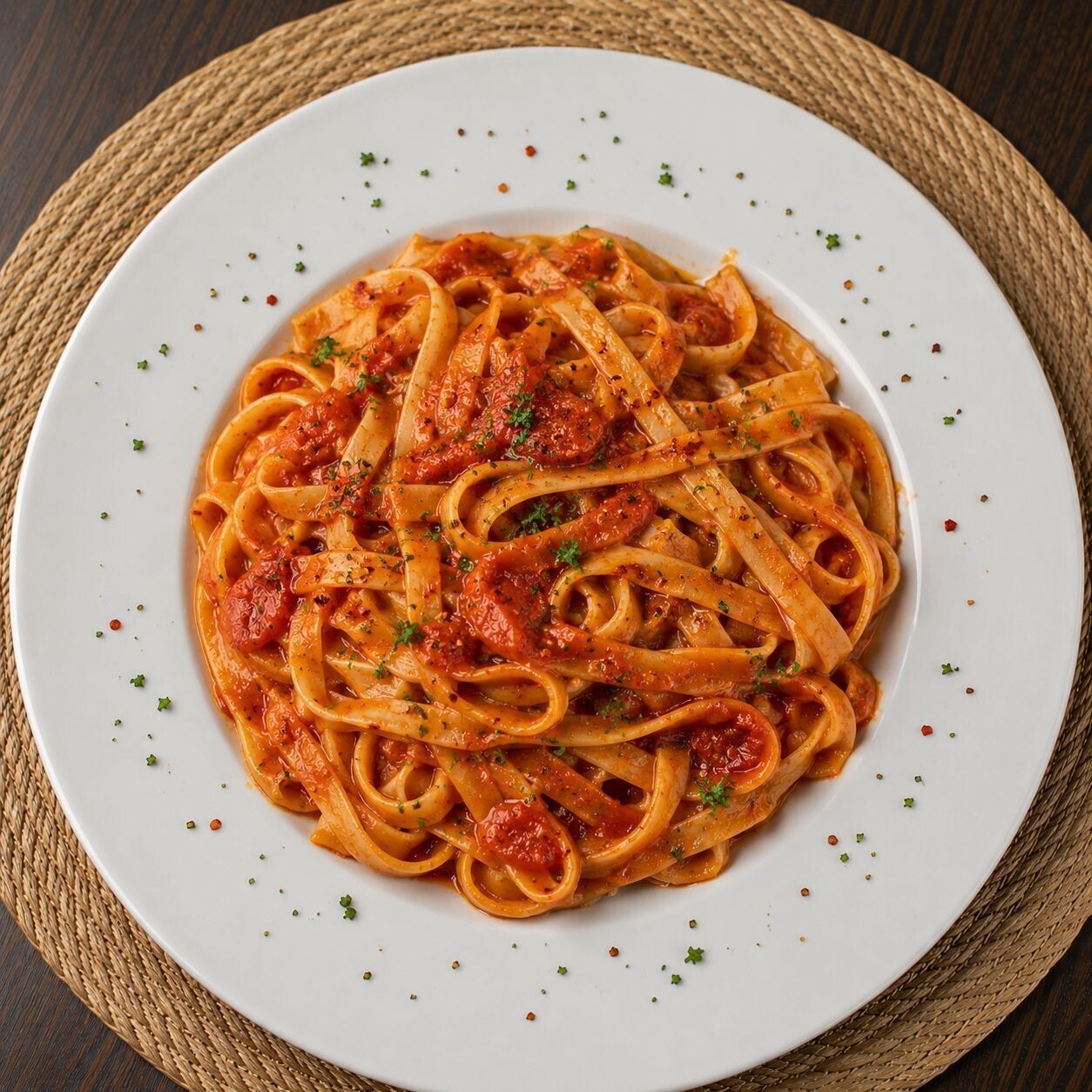 Fettuccine Napoliten (300 Gr)