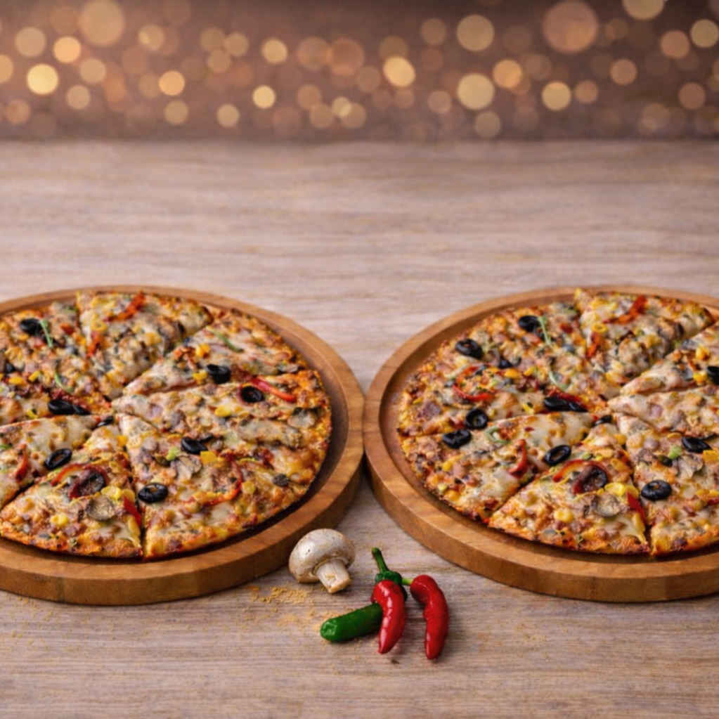 2 Orta Boy Pizza (Çeşit Seçmeli)