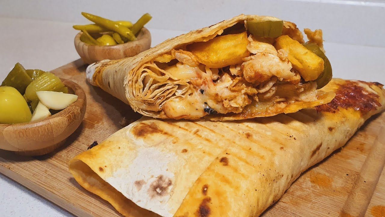 Antakya Usülü Tavuk Döner Dürüm