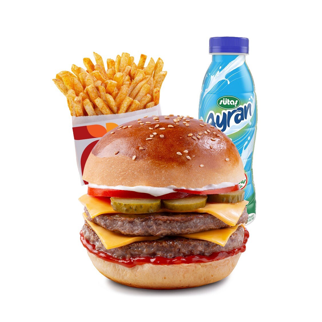 Mogaf Double Burger Menü
