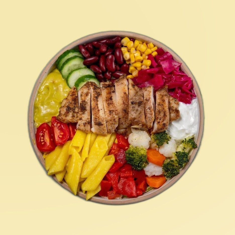 Pirzola Tavuklu Makarnalı Bowl