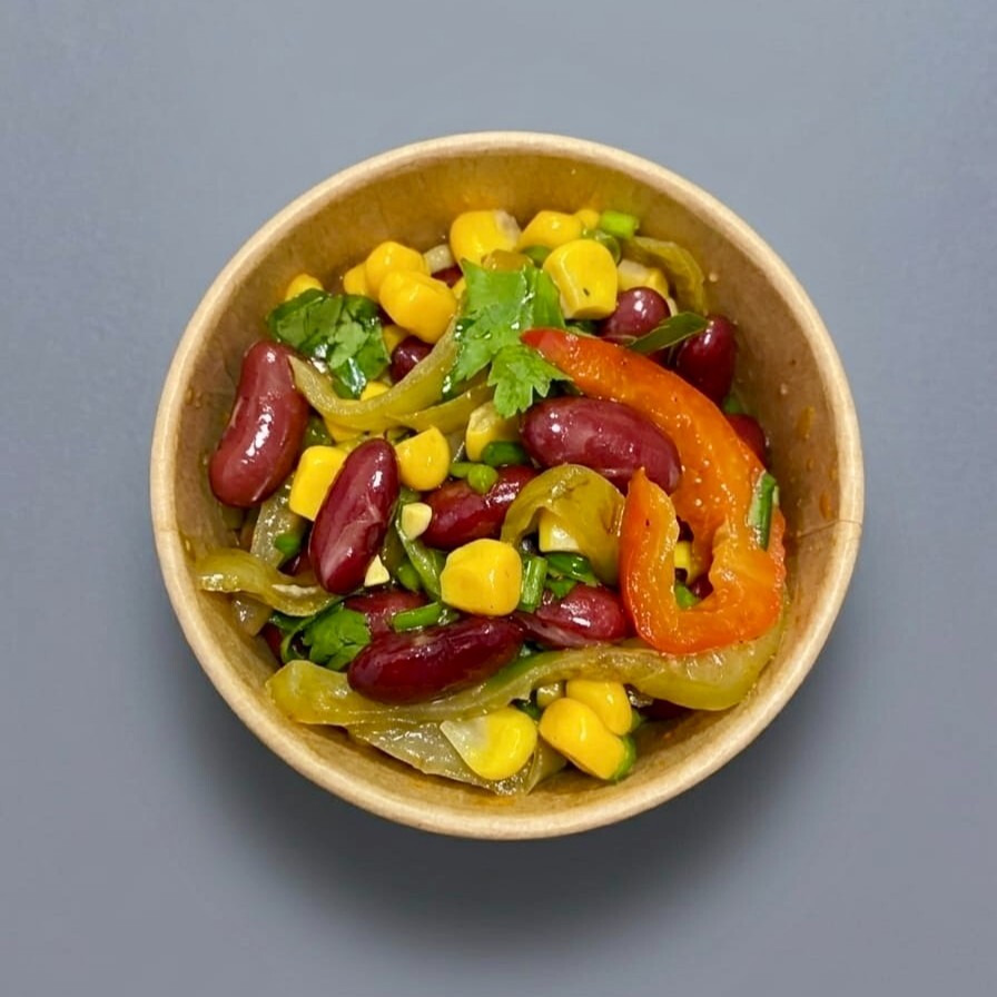 Meksika Fasulyesi Salatası