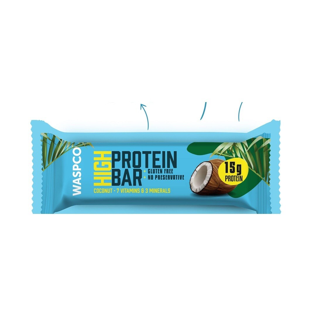 Waspco Hindistan Cevizli Protein Bar (50 G)