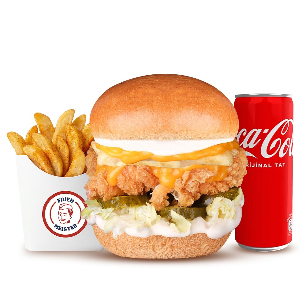 Chipsy&Cheese Burger Menü