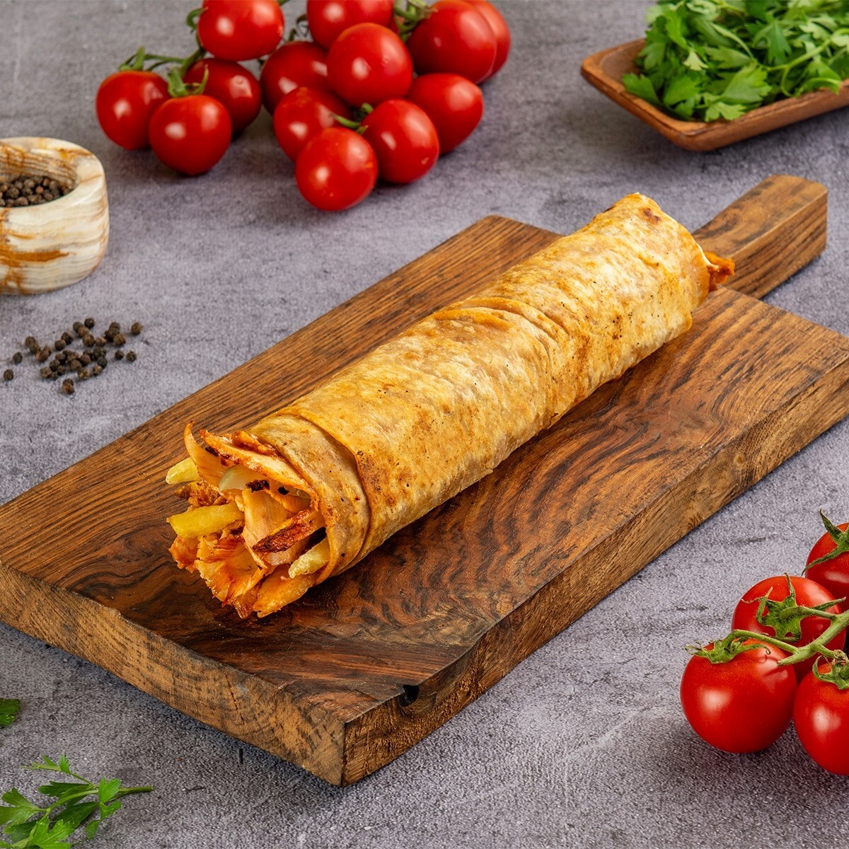 Hatay Usülü Tavuk Döner Dürüm