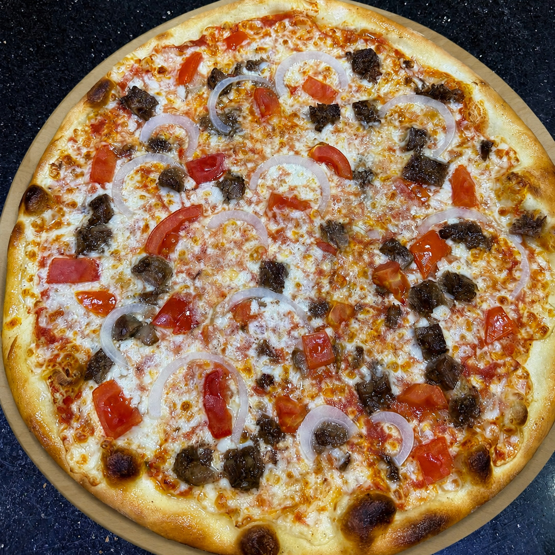 Kavurmalı Pizza ( Orta )