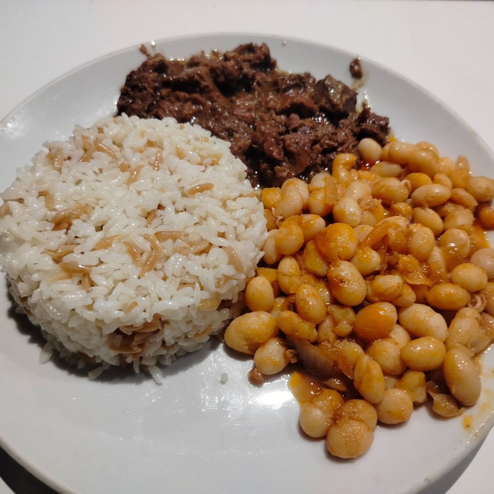 Çömlekte Etli İspir Kuru Fasulye + Çorba + Pilav