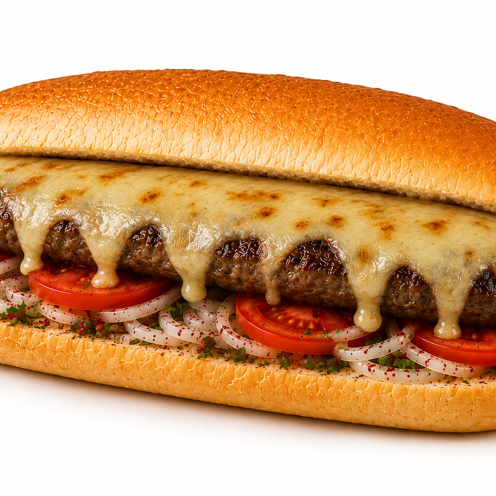 Ekmek Arası Kaşarlı Kadirli Usulü Izgara Sucuk