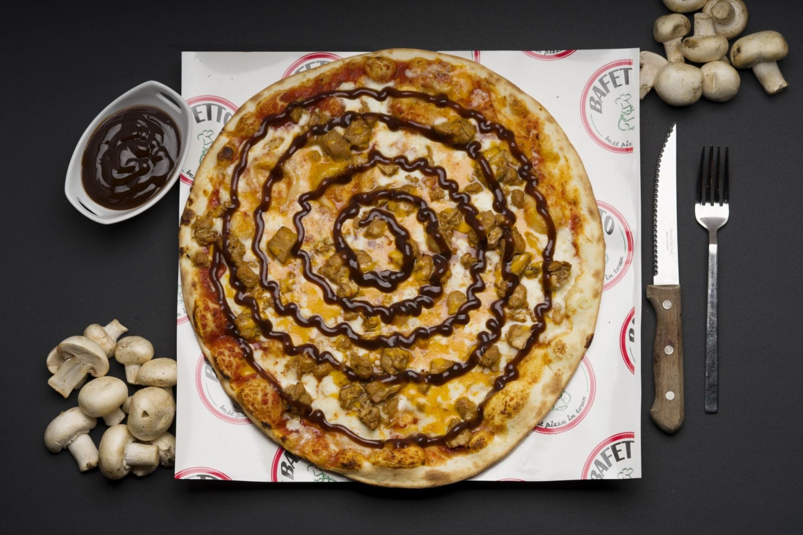 Barbekü Soslu Tavuk Pizza (26-28 cm)