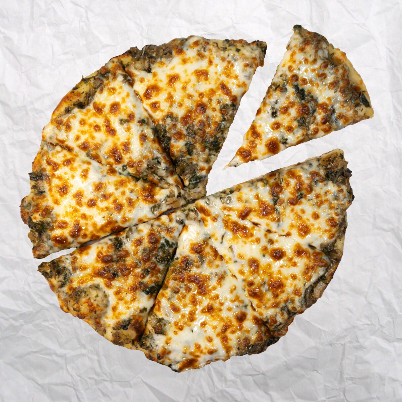 Ispanaklı Pizza (Orta)