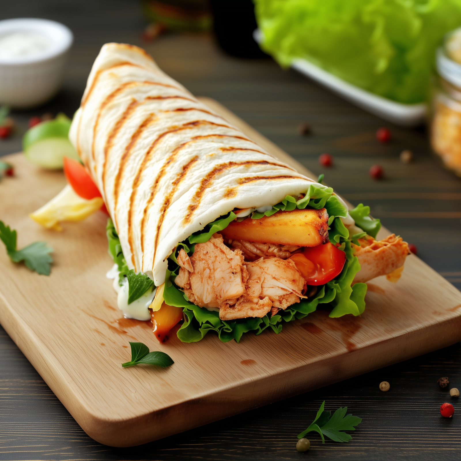 ÇEDARLI TAVUK DÜRÜM 80 GR