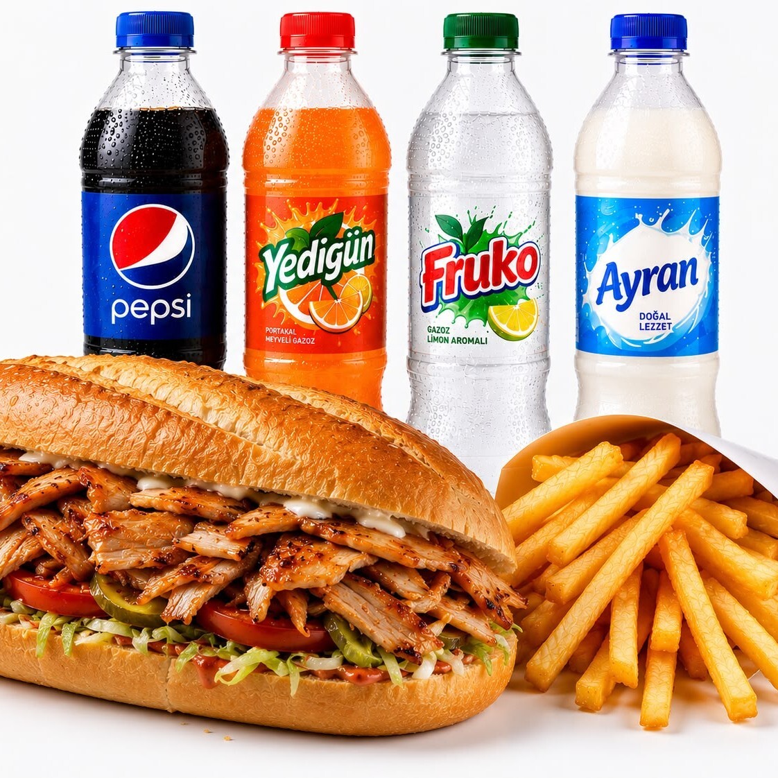 Bencil Tavuk Döner Menü