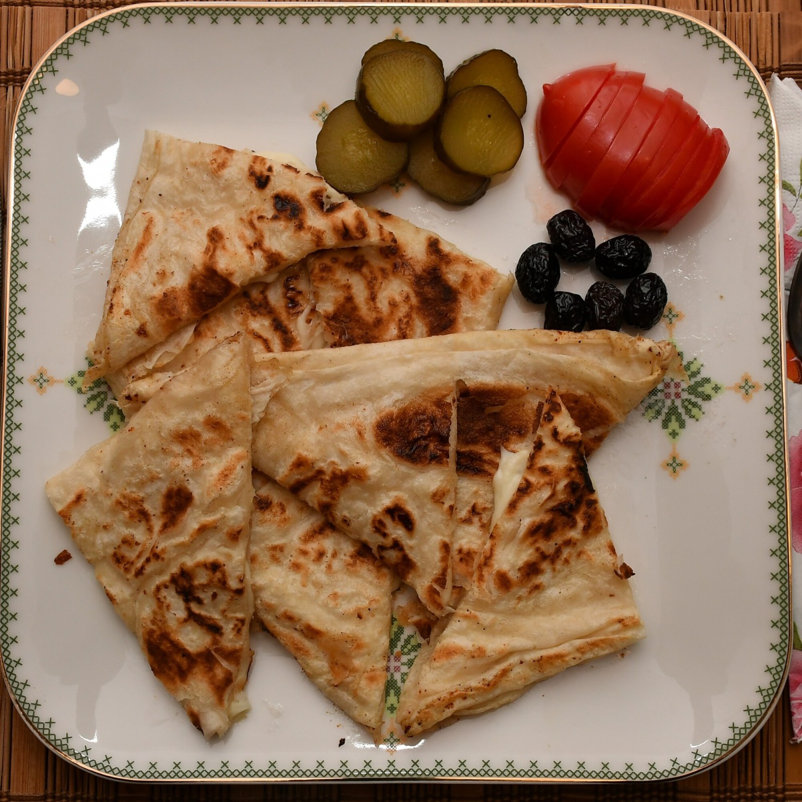 Ispanaklı Kaşarlı Gözleme