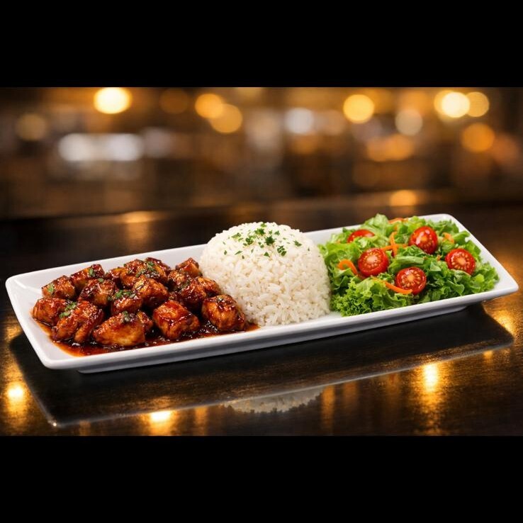 BBQ Soslu Tabağı.