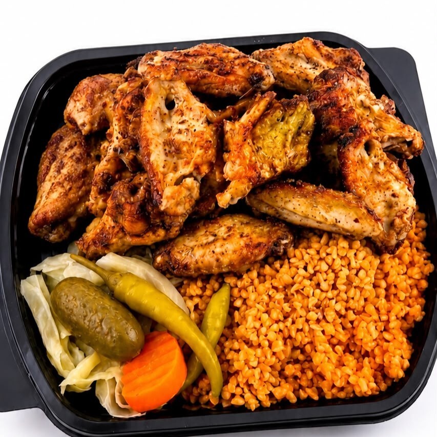 Kanat kızarmış 28 parça (2 kişiliktir)