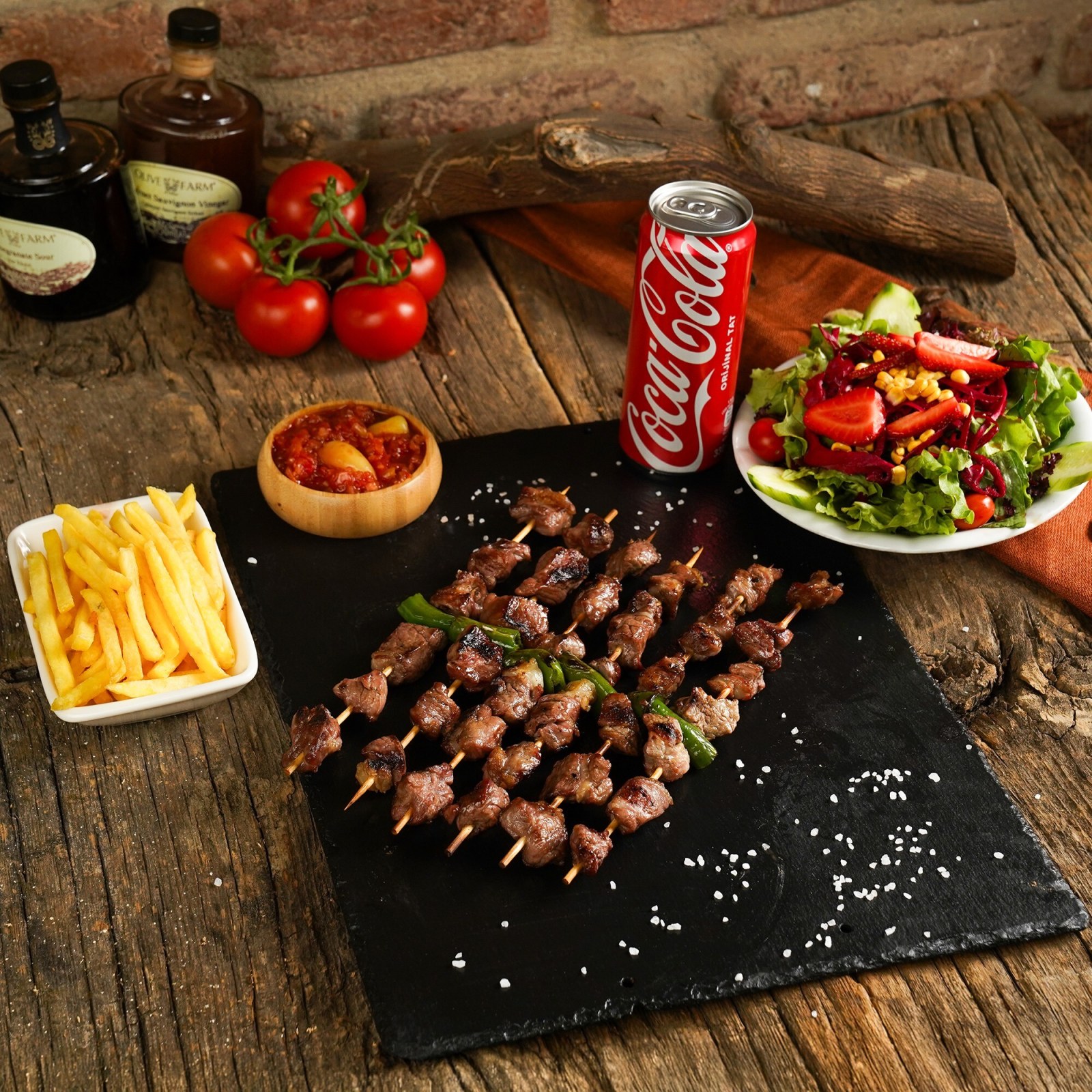 Kuzu Şiş Menü (Tek Kişilik)