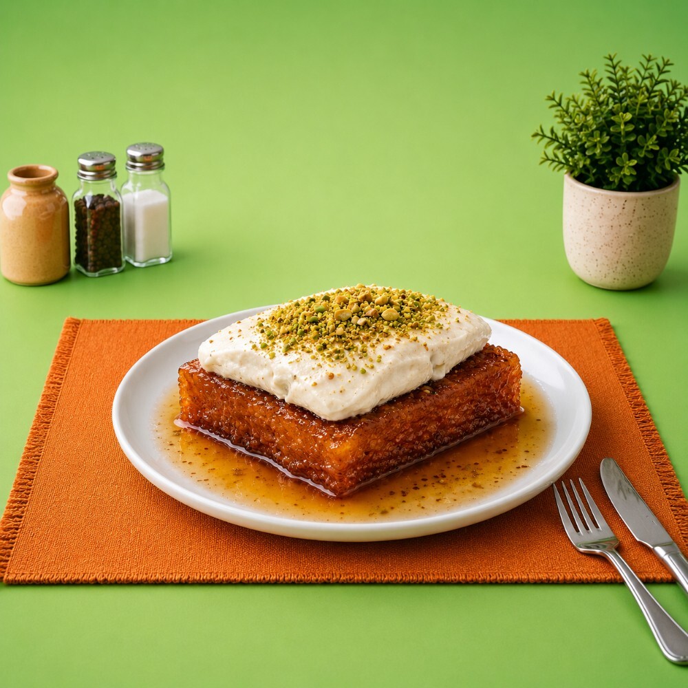 Kaymaklı Ekmek Kadayıfı