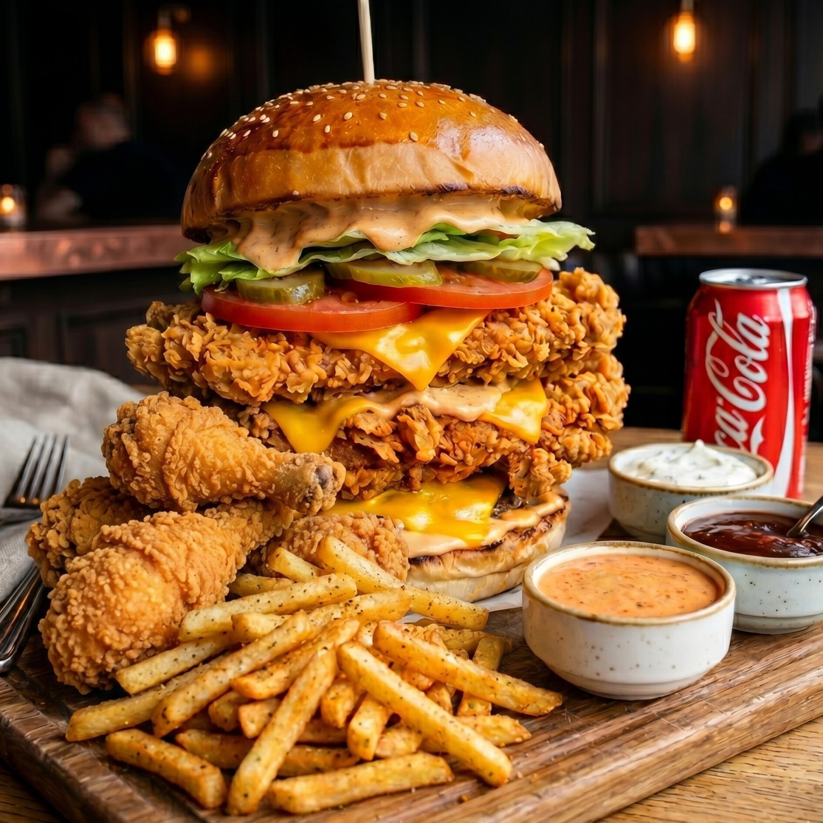İstediğin Burger +İstediğin Çıtır Tavuk Menü