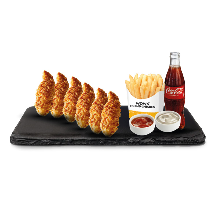 Crispy Chicken Wings 6'Lı Menü