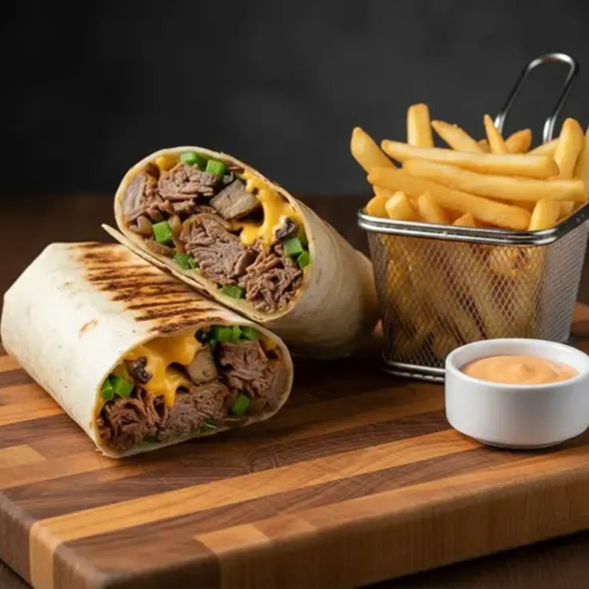 Phi̇ly Cheese Wrap