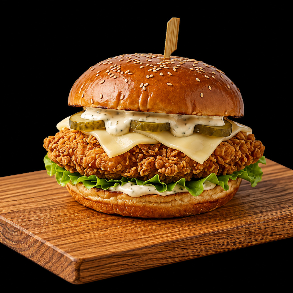 Crispy Chicken Sandy Burger