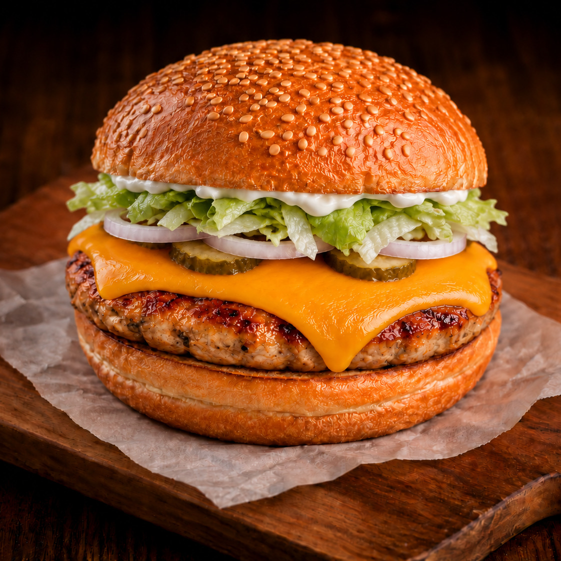 Sauska Chicken Burger