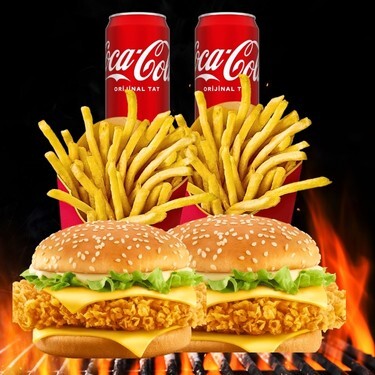 2'li Tavuk Burger Menü