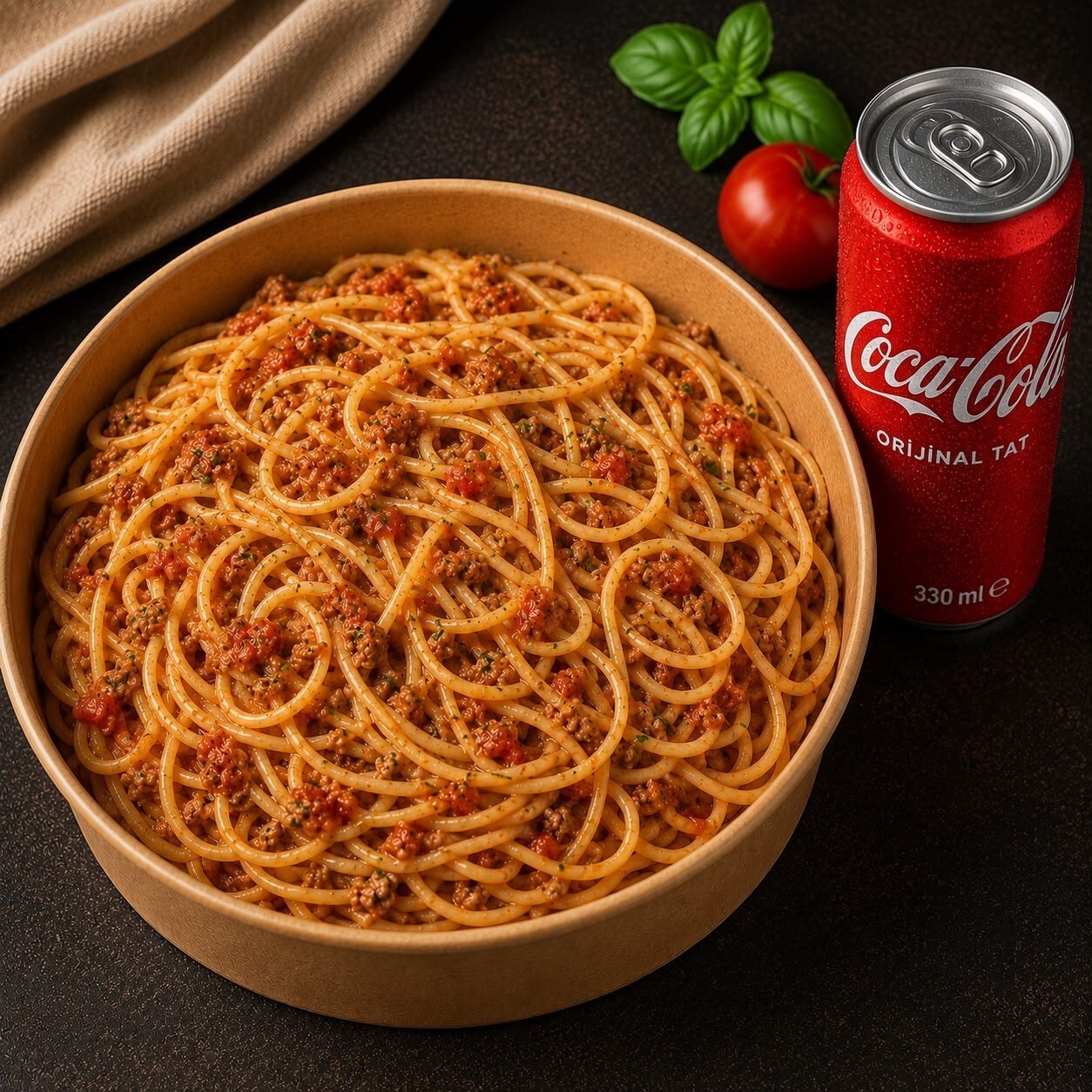 Bolonez Spagetti + İçecek
