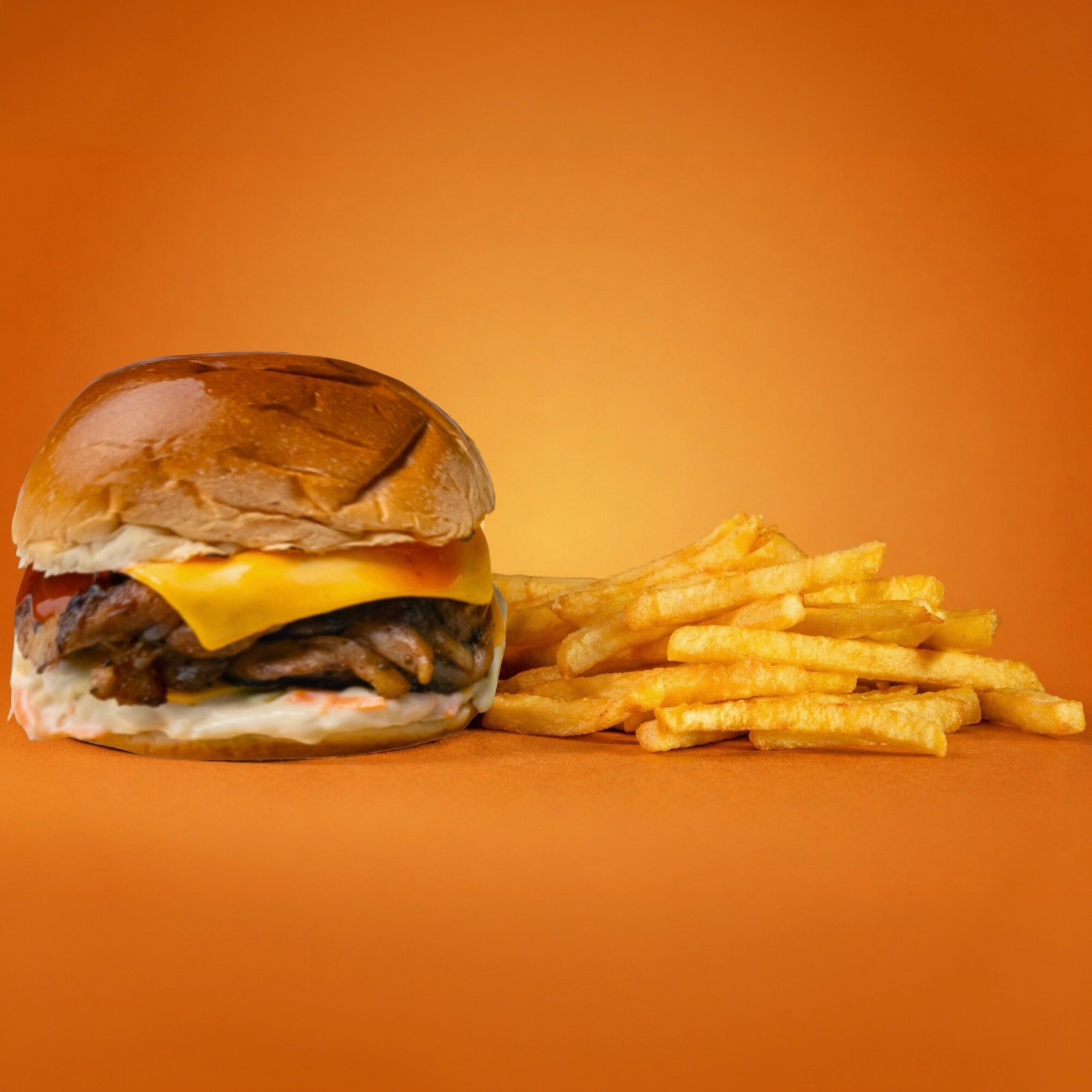 Acı Soslu Tavuk Pirzola Burger
