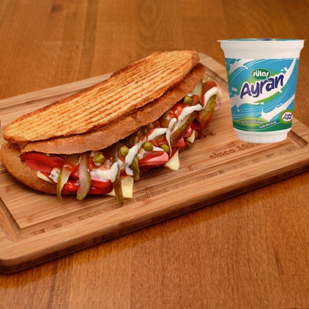 Ayvalık Tostu & Ayran Menü