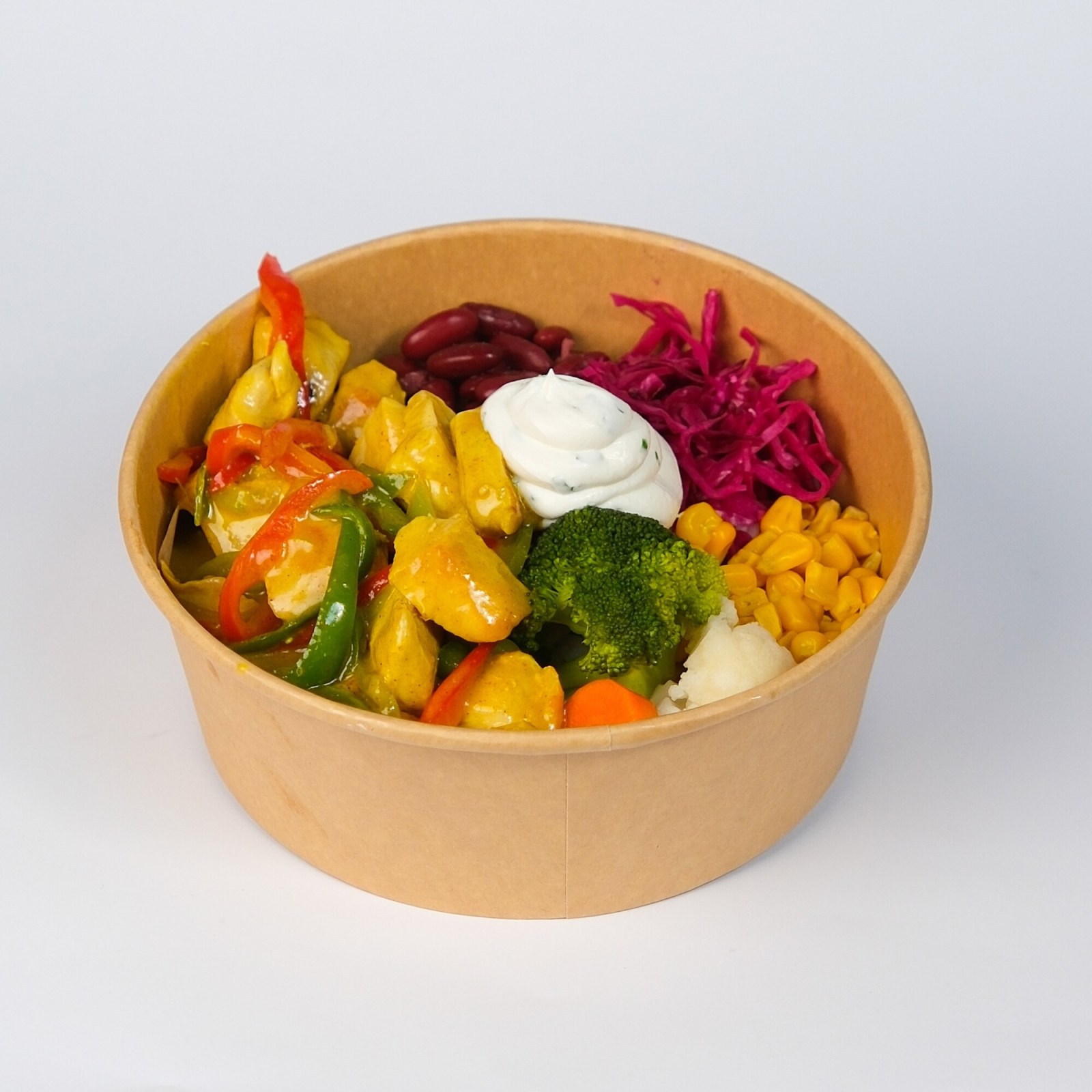 Köri Soslu Tavuk Bowl