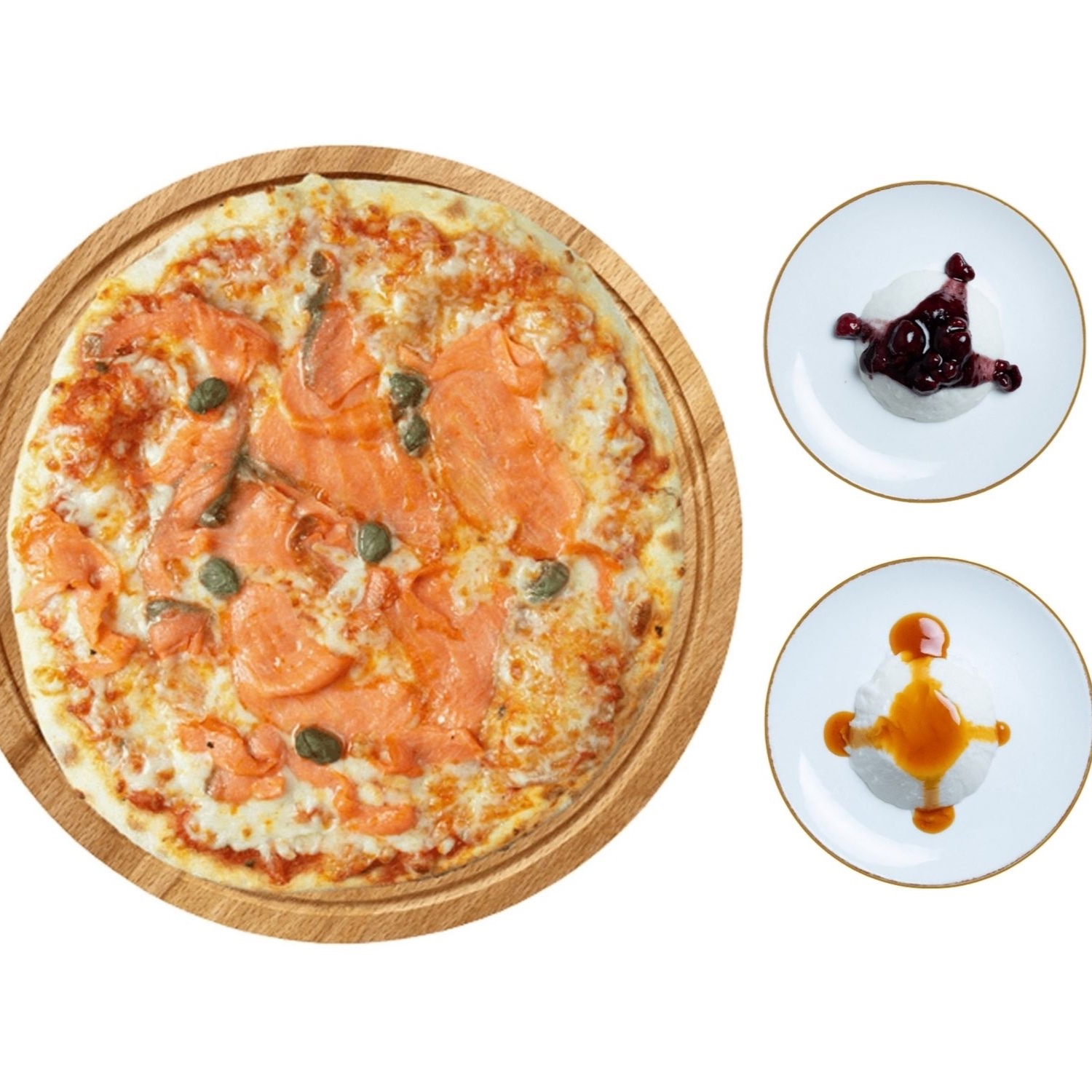 Somon Füme Pizza (Orta)