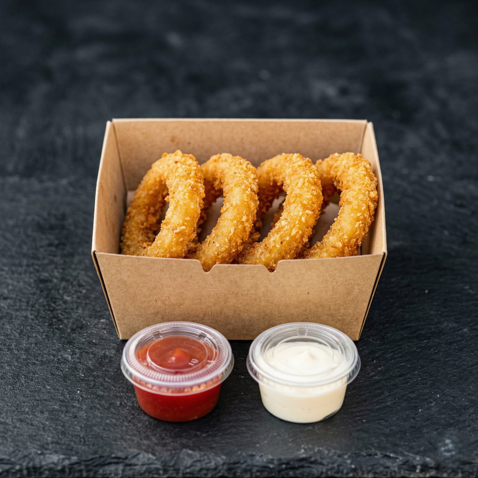 Soğan Halkası (4 Adet) -Onion Rings (4 Pieces)
