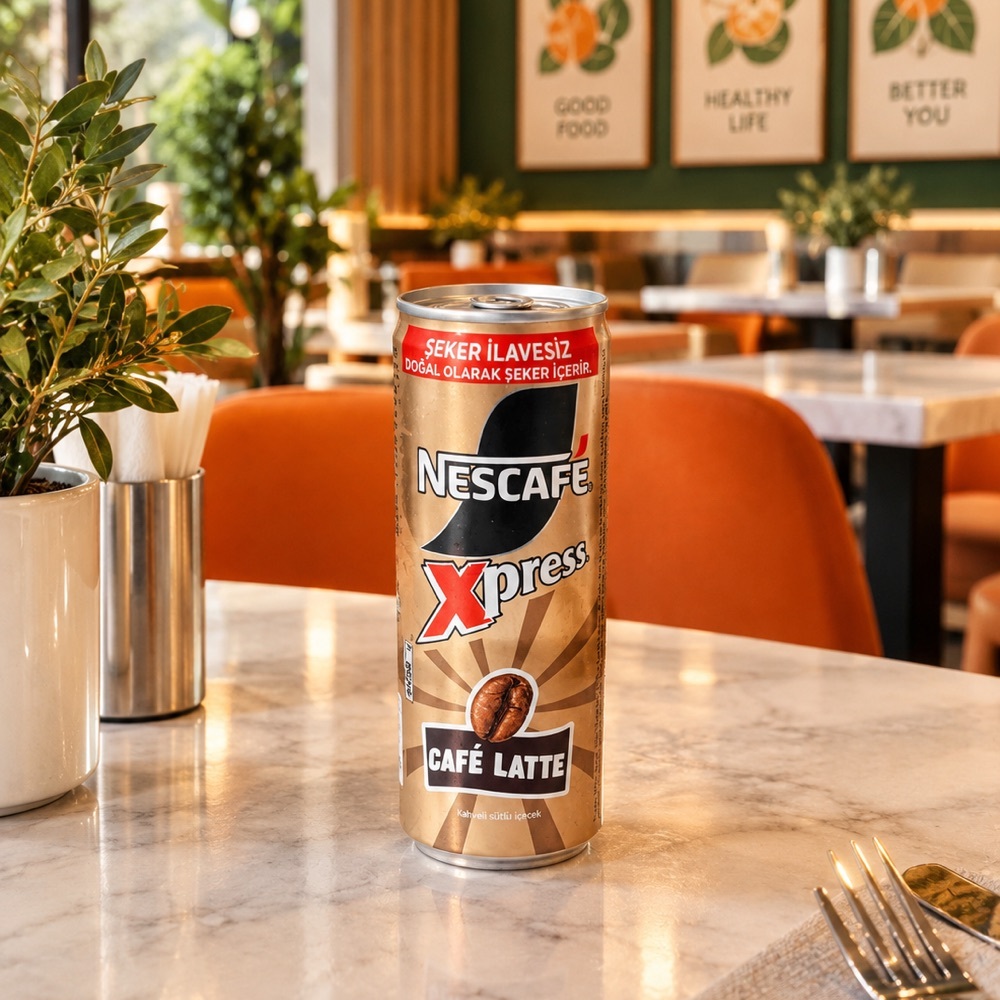 Nescafe Latte soğuk (şekersiz)