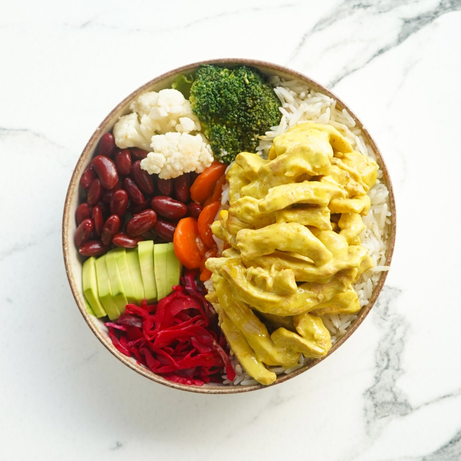 Curry Sauce / Köri Soslu Tavuk Bowl