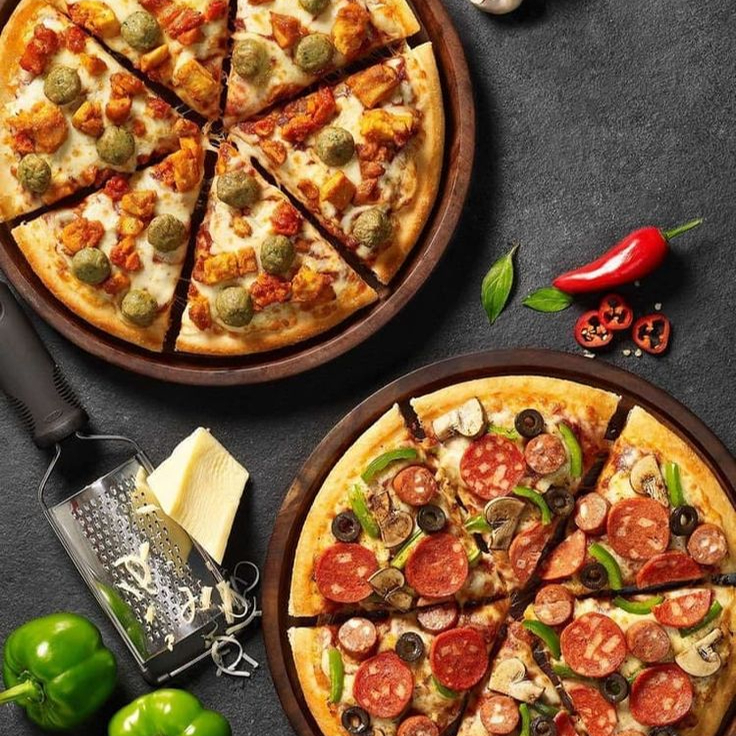 2 Büyük Boy Klasik Pizza + Litrelik Coca Cola Doyuran Menü