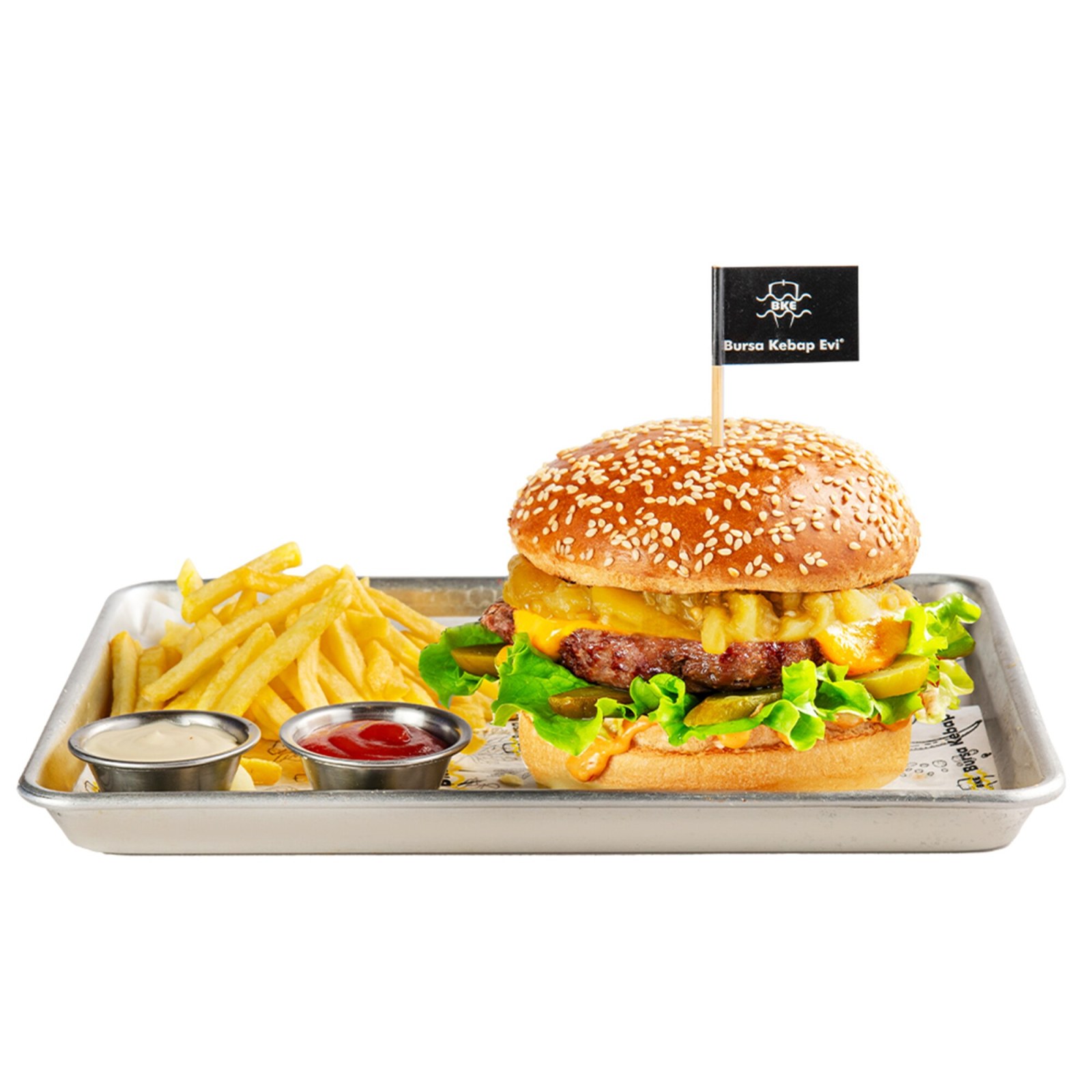 Köfte Burger Köz Patlıcanlı
