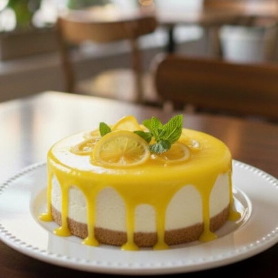 Limonlu Cheesecake (Büyük Boy)