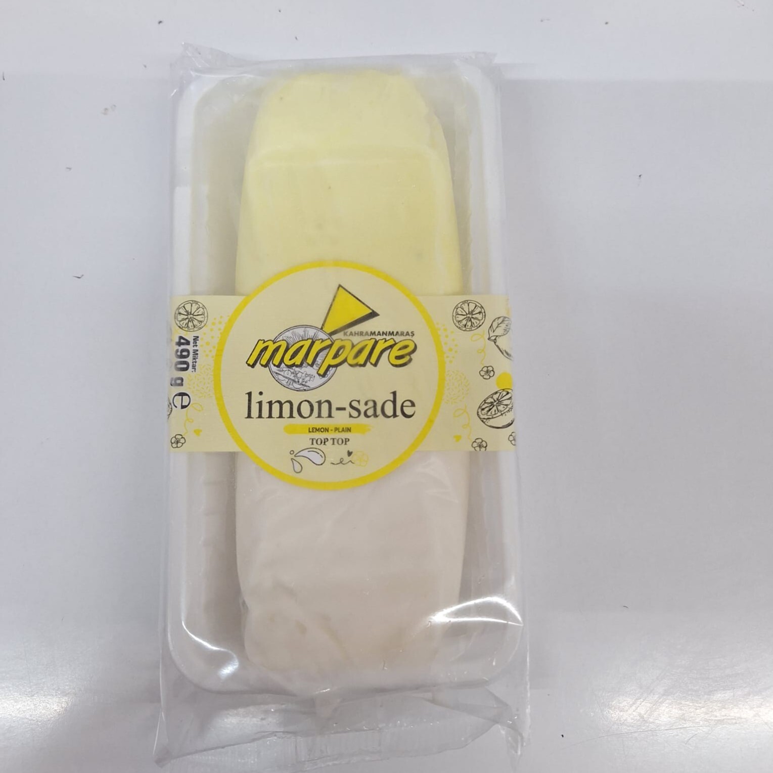 LİMON VE SADE DONDURMA 500 GR