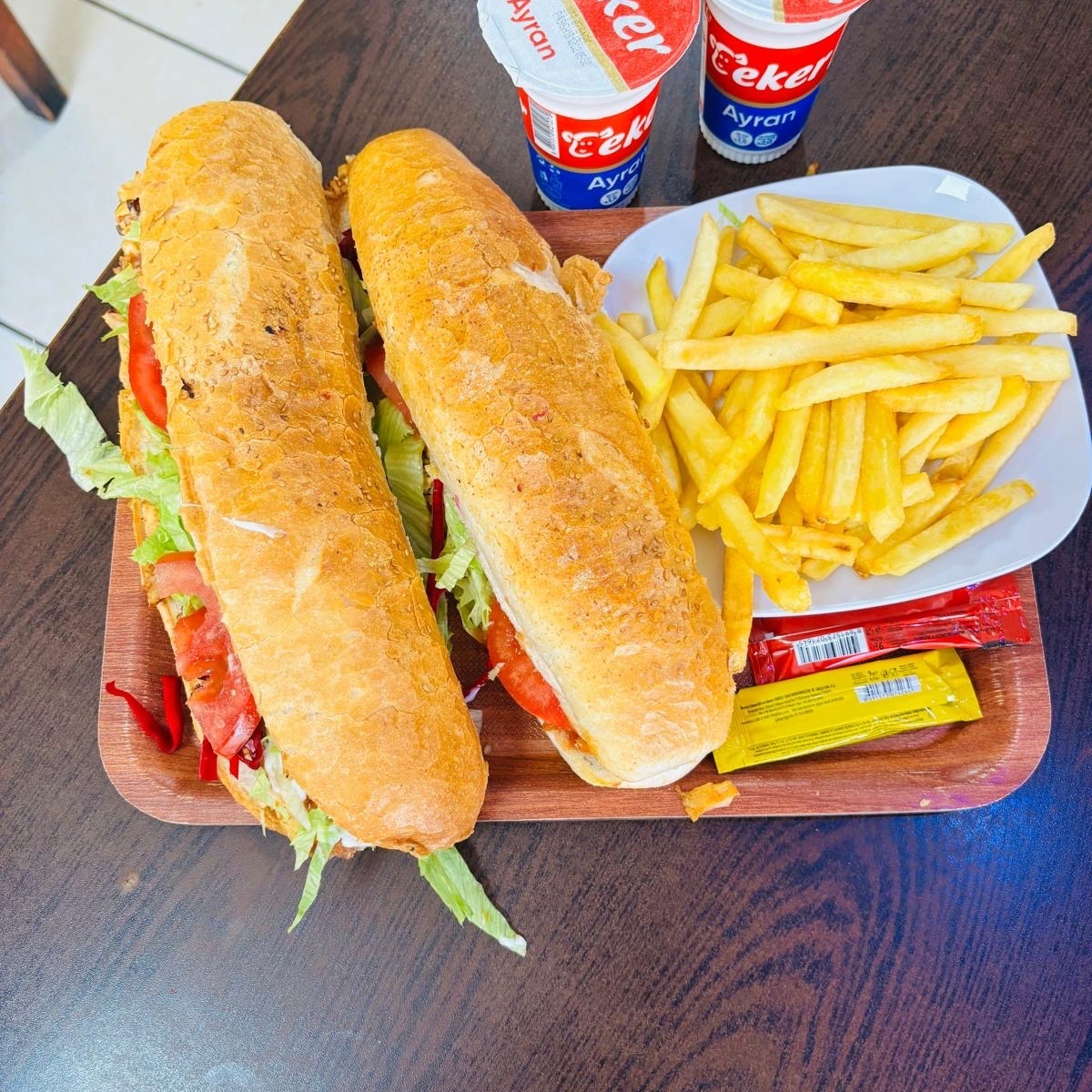 2'li Tam Tavuk Döner Menü