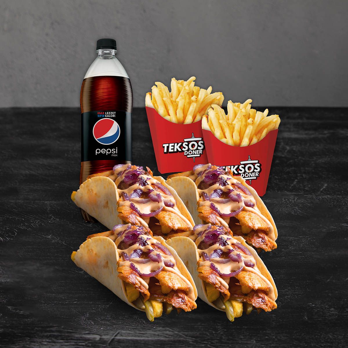 Tektako 4’Lü Tavuk Menü