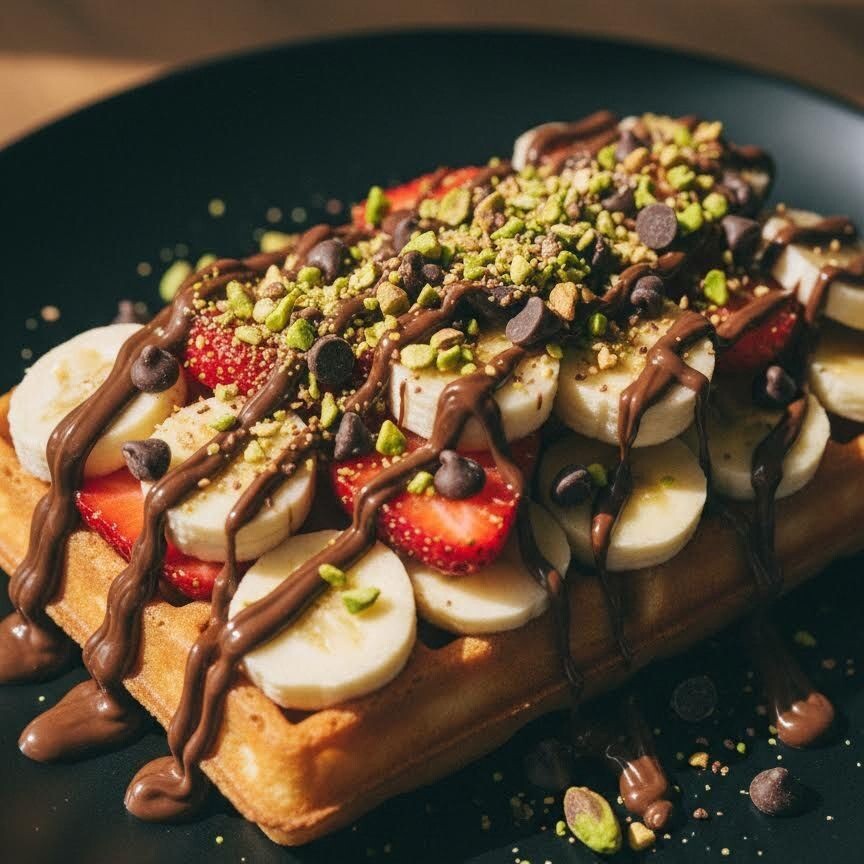 Sütlü Çikolata Bitter Waffle