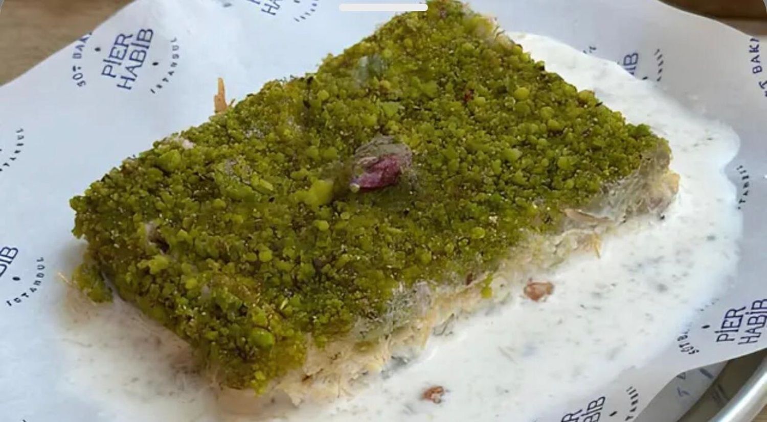 Fıstıklı Sütlü Kadayıf (2 Dilim)