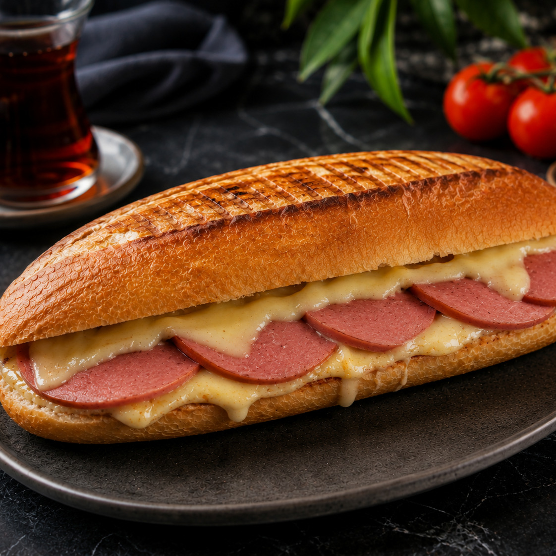 Tam Ekmek Salam Kaşar Tost