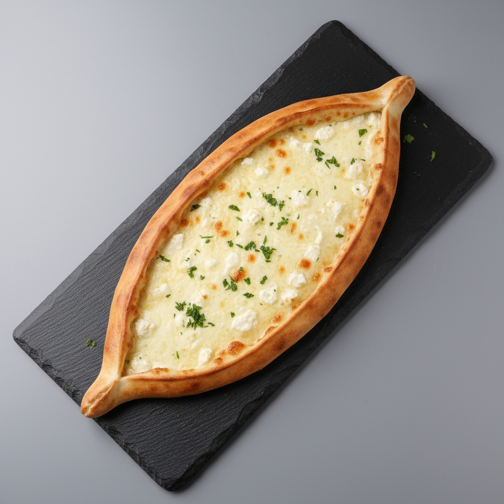 Beyaz Peynirli Pide (Bir Buçuk)